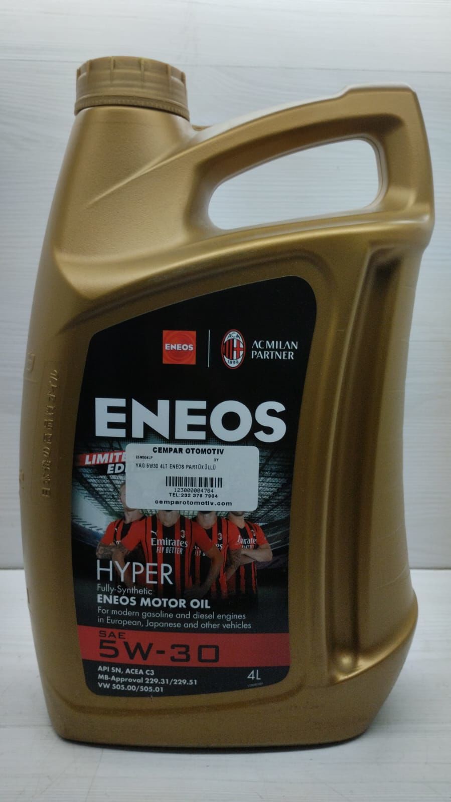 Yağ 5W30 4Lt Eneos Partüküllü