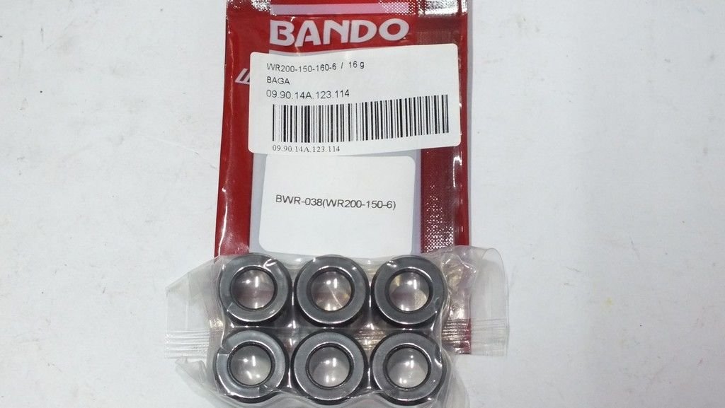 WR200-150-160-6  /  16 gram  /  Weight Roller / HONDA DIO 110 / ACTİVA S 12 BAGA