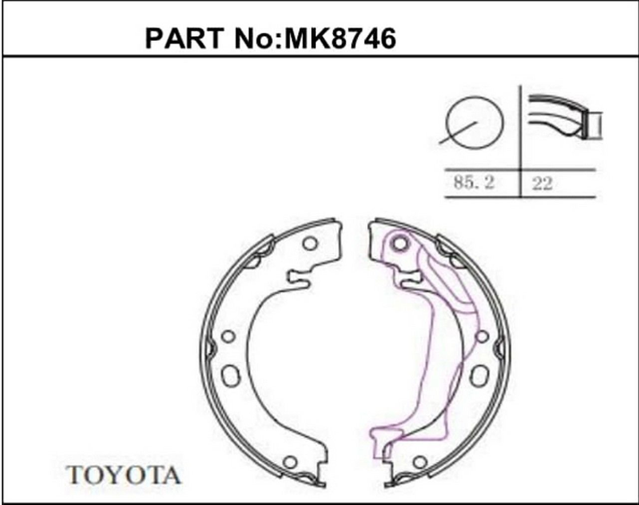 COROLLA 2002-2006 EL FREN BALATASI PABUÇLU