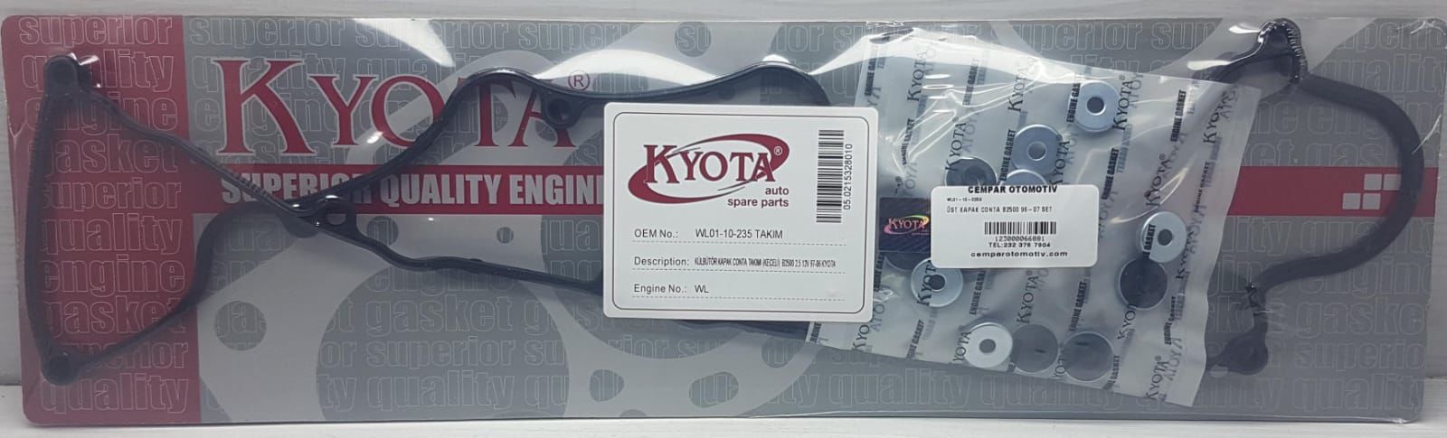 Üst Kapak Conta B2500 1996-2007 Set