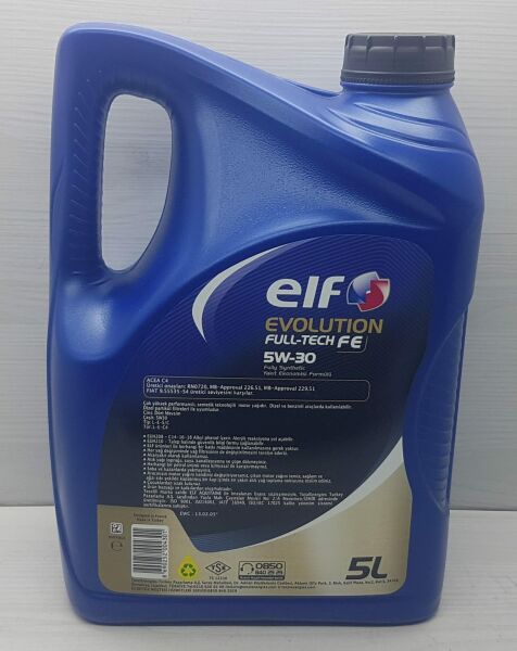 Yağ 5W30 5Lt Elf Full-Techfe