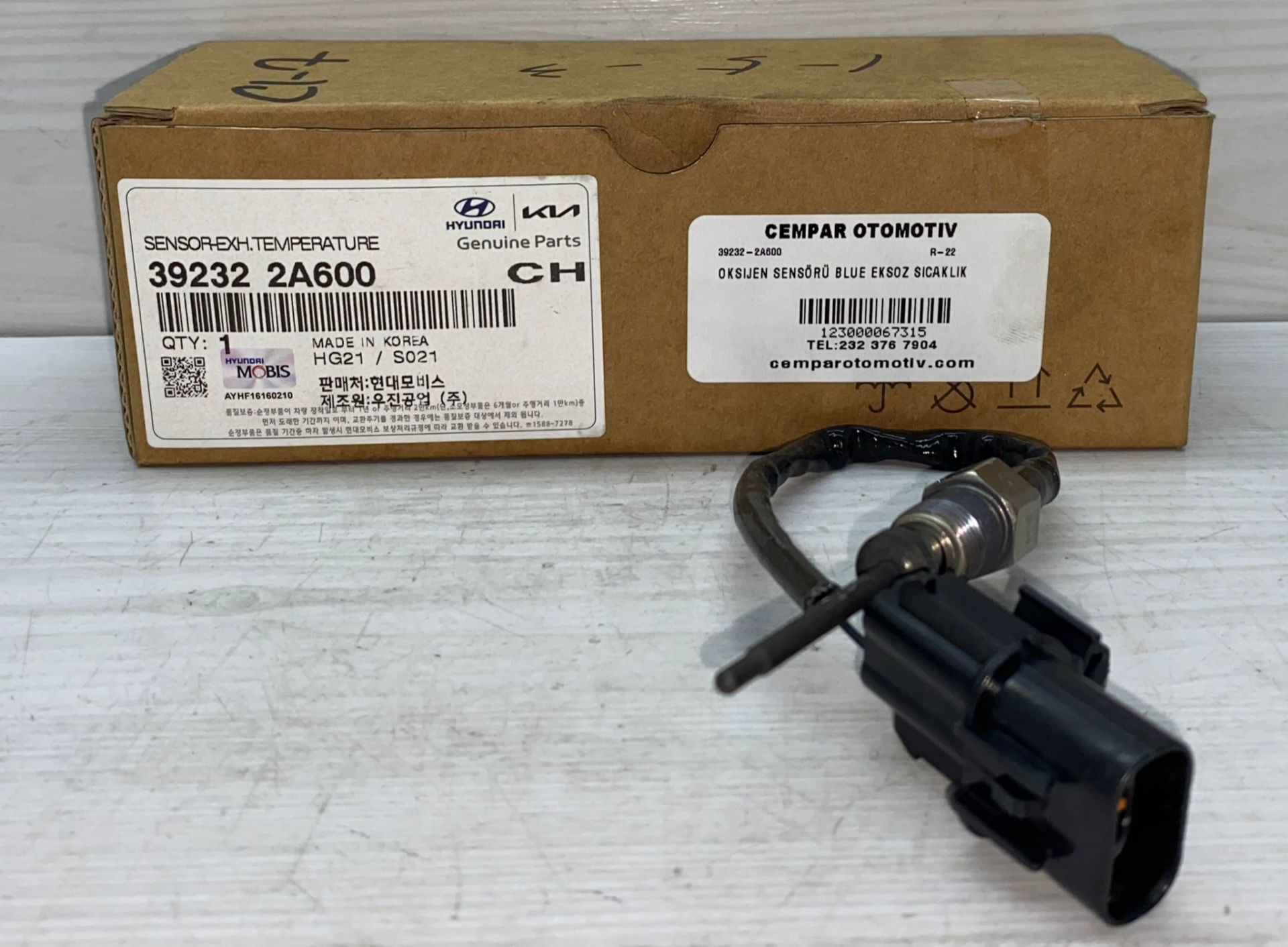 Oksijen Sensörü Blue Eksoz Sicaklik