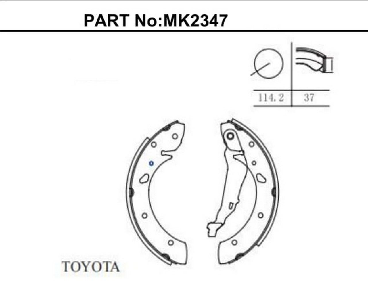 AVENSIS 1998-2002 FREN BALATASI ARKA PABUÇLU
