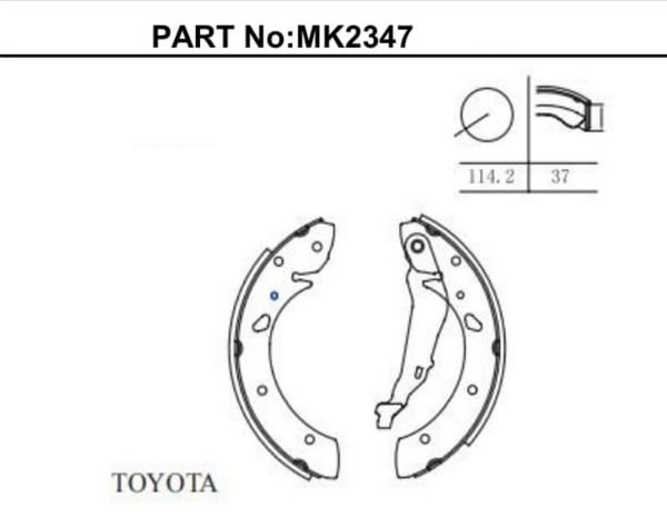 AVENSIS 1998-2002 FREN BALATASI ARKA PABUÇLU