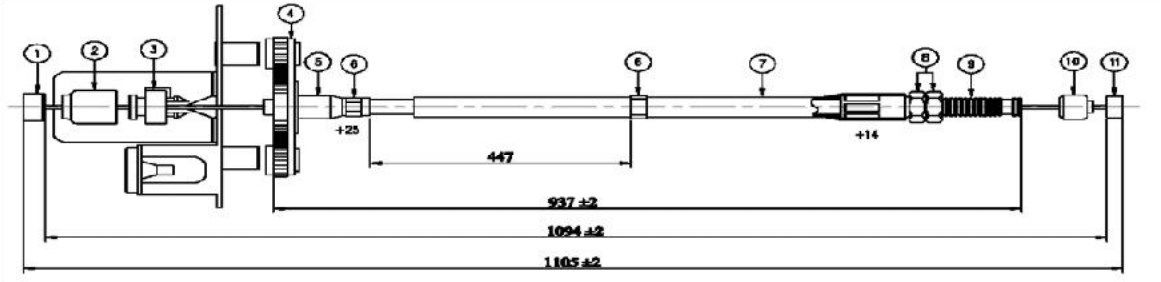 GAZ TELI- HILUX-LN145 2WD 98-