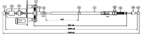 GAZ TELI- HILUX-LN145 2WD 98-