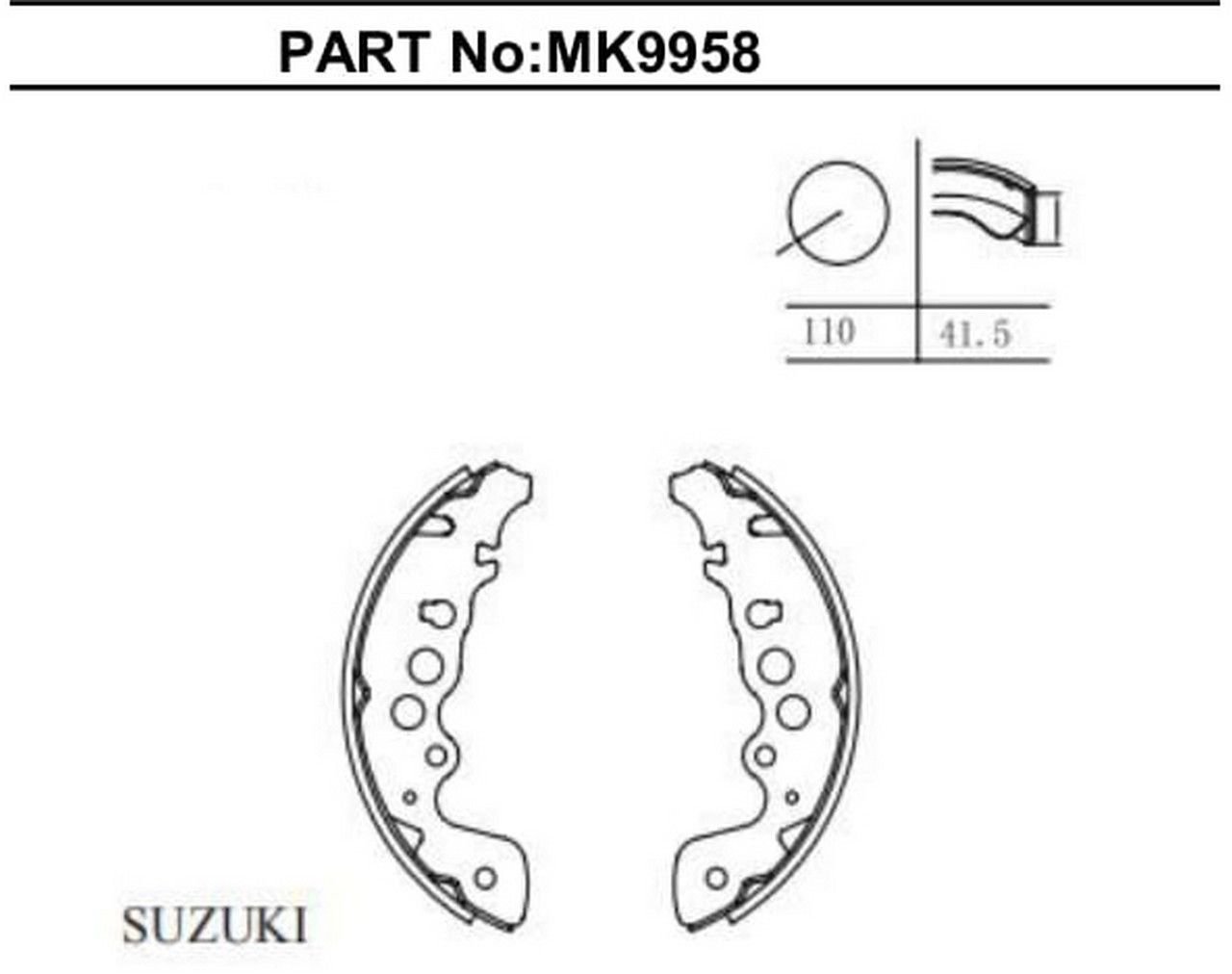 GRAND VITARA 2000-2006 FREN BALATASI ARKA PABUÇLU