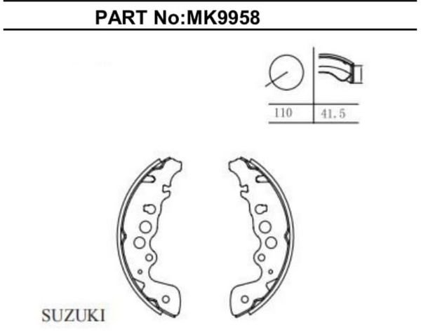 GRAND VITARA 2000-2006 FREN BALATASI ARKA PABUÇLU