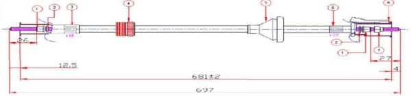 KILOMETRE TELI (KISA)- CANTER-304/444/449