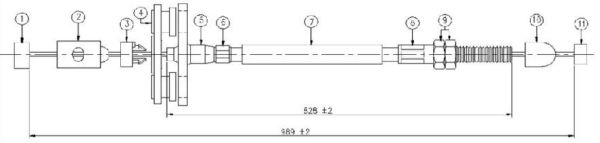 GAZ TELI- HILUX-LN85-106 89-97