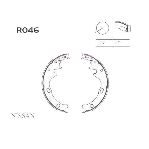 ARKA FREN BALATA (PABUC) - D21 2WD 90-97