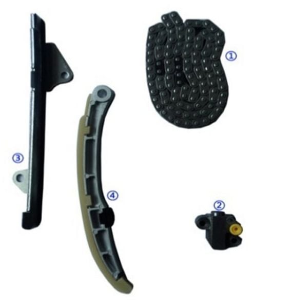 COROLLA 2004-2008  1.4 1NDTV/ AURIS 2004-2009 1.4  / YARIS 1.4 2005-2008 DİZEL MOTOR ZİNCİR TAKIMI  (4 PARÇA)