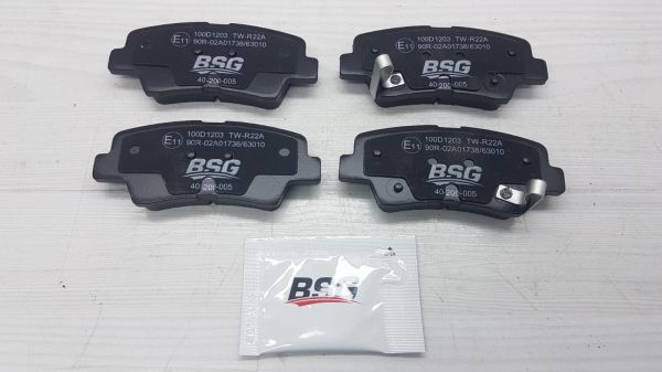 Balata Arka Blue/Elant 11-/i40/i30 12-/Auris Delikli