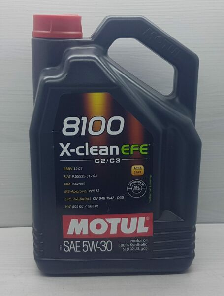 Yağ 5W30 5Lt Motul X-Clean Efe Partikullu