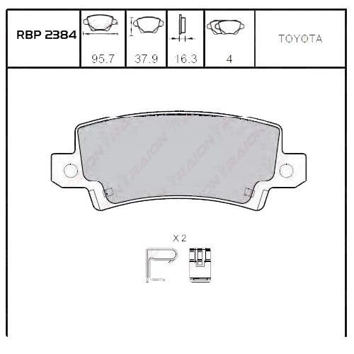 ARKA FREN BALATA - COROLLA 02-06