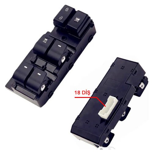 DUGME CAM ELANTRA 16- ON SOL DORTLU (93570-F2100) (ELITE PLUS)