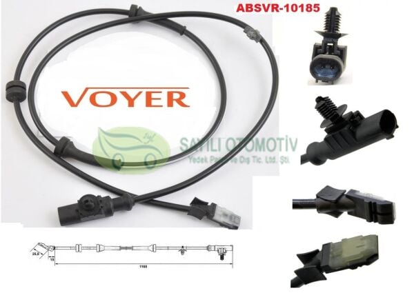 SENSOR ABS MICRA 03-10 ON SAG / SOL