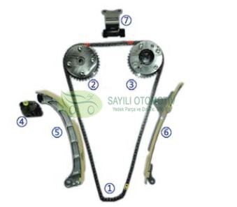 ZINCIR SETI COROLLA 11- 1.33 1NR (VVT DISLILI)