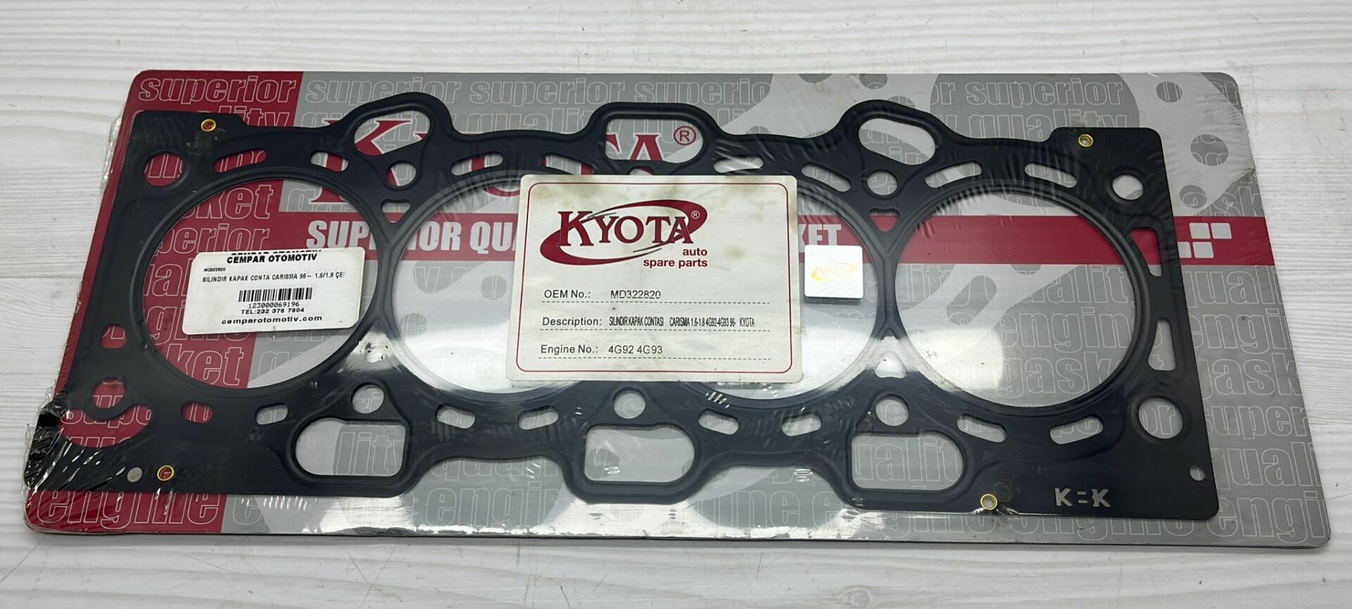 Silindir Kapak Conta Carisma 96- 1.6/1.8 Çelik