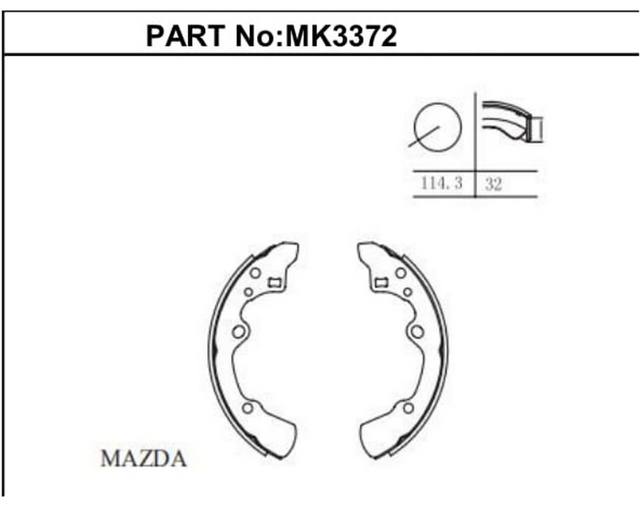 626 1988-1992 FREN BALATASI ARKA PABUÇLU