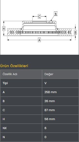FREN DISKI ON (258-6)-PREGIO 97-