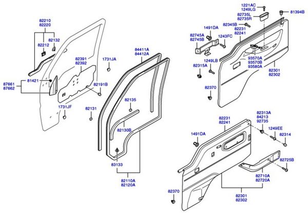 H100 KMY 1997-2006 / H100 KMY 1997-2004 / L300 1990-1998 CAM SIYIRICI FİTİL - SOL