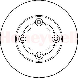 FREN DISKI ON TAKIM (232-4)- NISSAN-STANZA 81-85