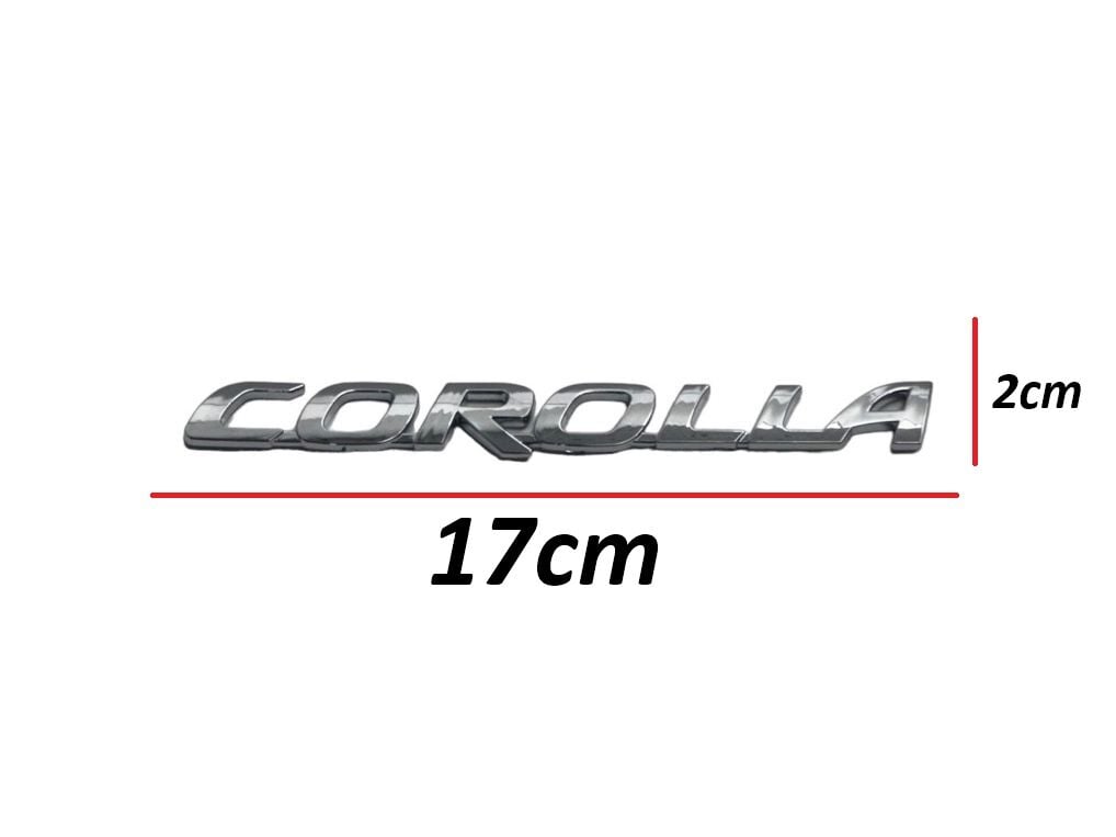 YAZI COROLLA 02-25 ARKA (COROLLA YAZISI)