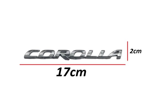 YAZI COROLLA 02-25 ARKA (COROLLA YAZISI)