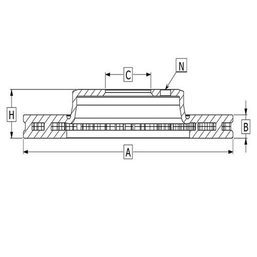 FREN DISKI ON (280-5)- JUKE 19- / MEGANE III / FLUENCE 10- / DUSTER 10-