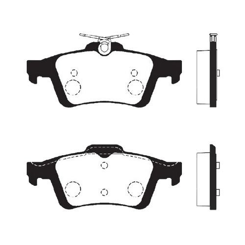 ARKA FREN BALATA - MAZDA-3 04-12 / FOCUS 04- / VECTRA-C 03-