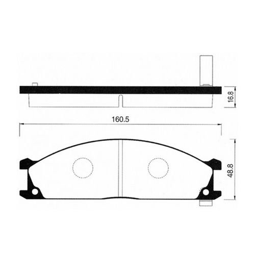 ON FREN BALATA - URVAN 88-97/ D22-PICKUP 98-02 / TERRANO 87-96