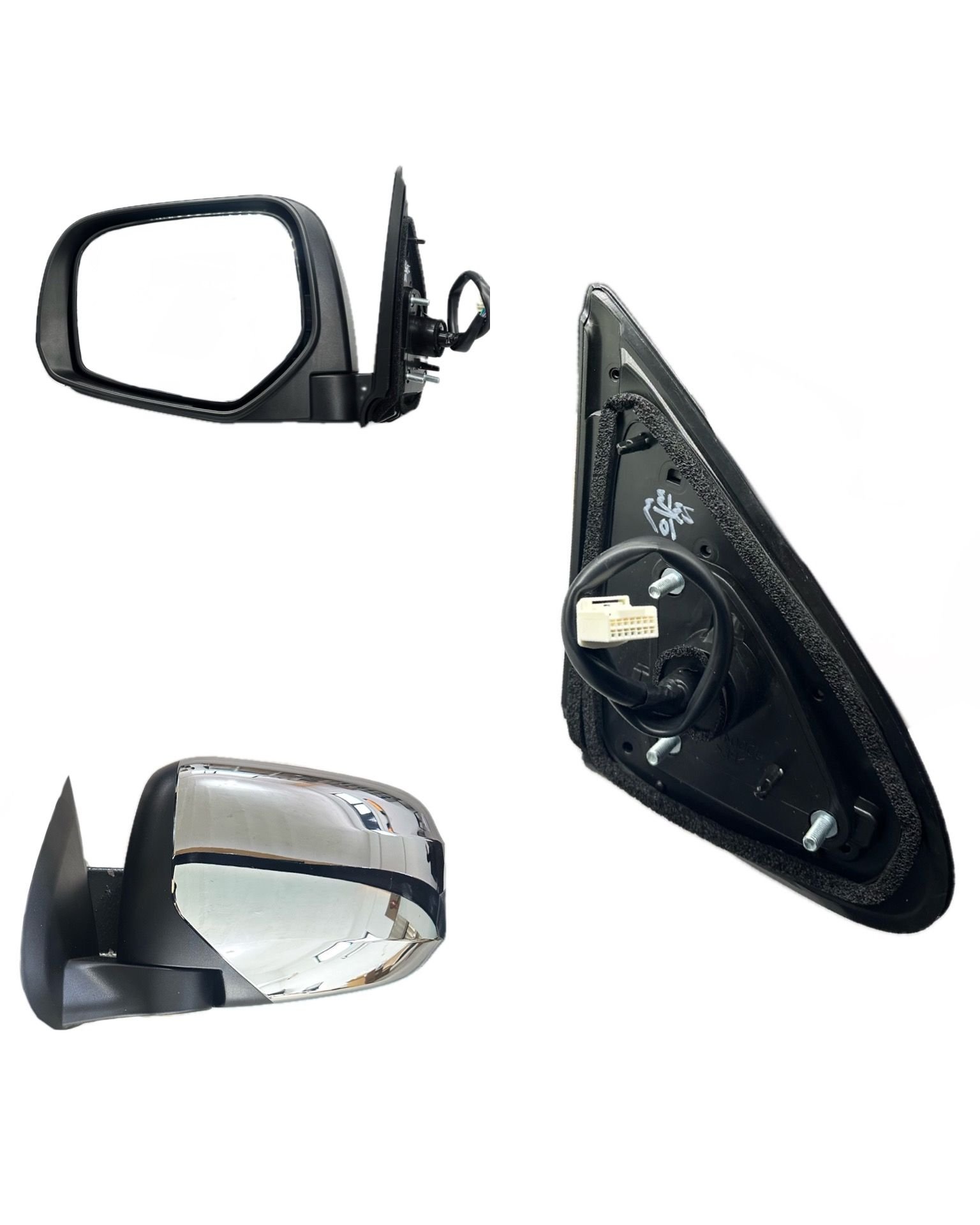 AYNA DİKİZ L200 15-18 LH  (ELEKTRİKLİ/KATLANIR/KROM /5 FİŞLİ)