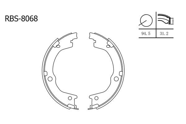EL FREN BALATA - SANTAFE 06-12 / H1 /STAREX 01-07