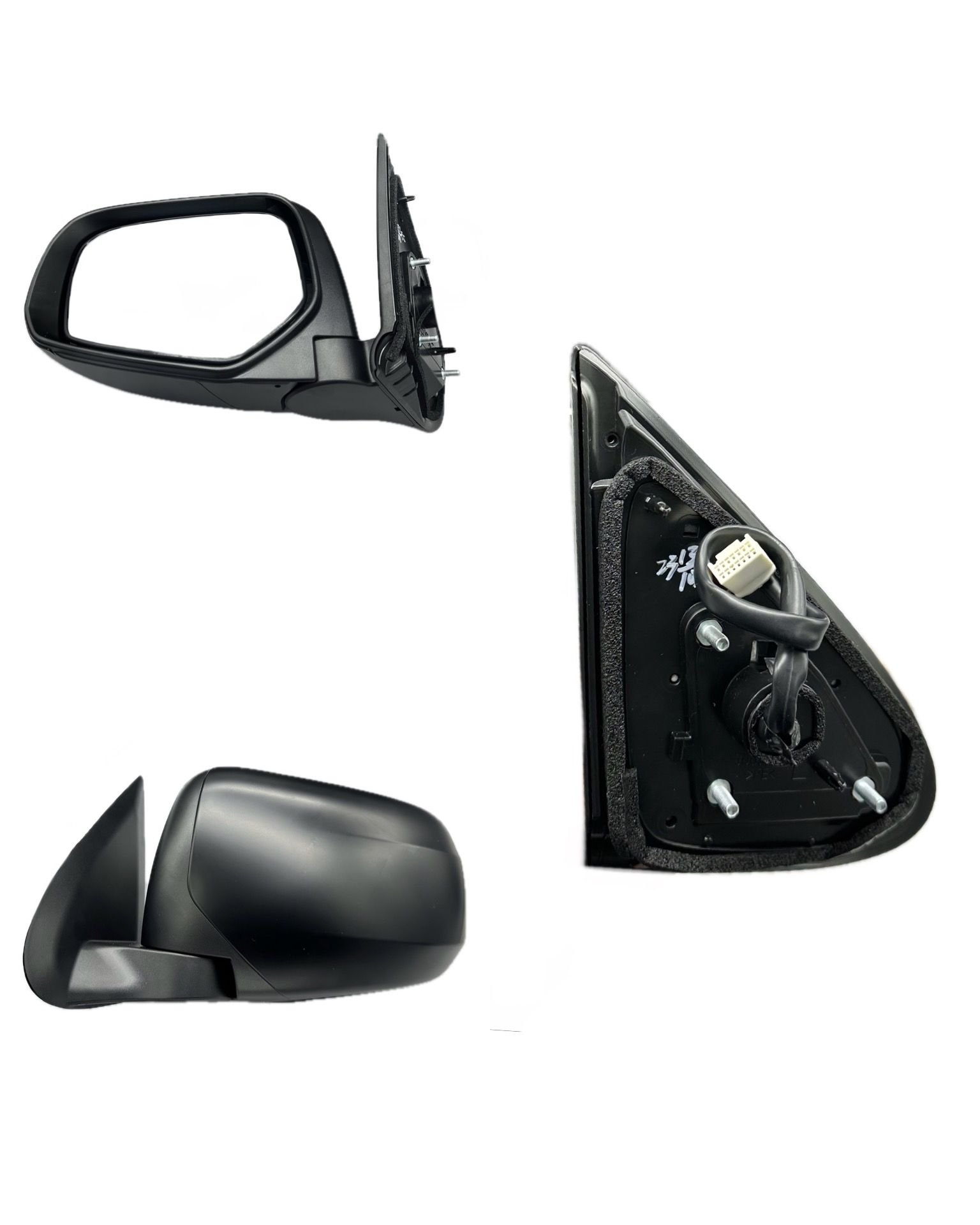 AYNA DİKİZ L200 15-18 LH (ELEKTRİKLİ/KATLANIR/  SİYAH/5 FİŞLİ)