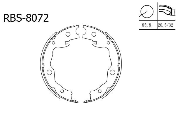 EL FREN BALATA - QASHQAI 07-13 / JUKE 10- / XTRAIL 07-13 / KADJAR 15- / RAV4 06-
