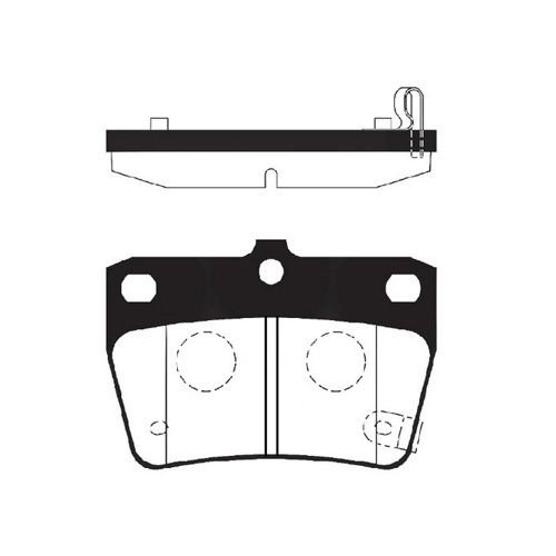 ARKA FREN BALATA - TIGGO 08-11 / RAV4 00-05