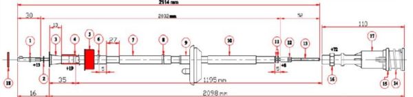 KILOMETRE TELI- L200 4WD 98-06