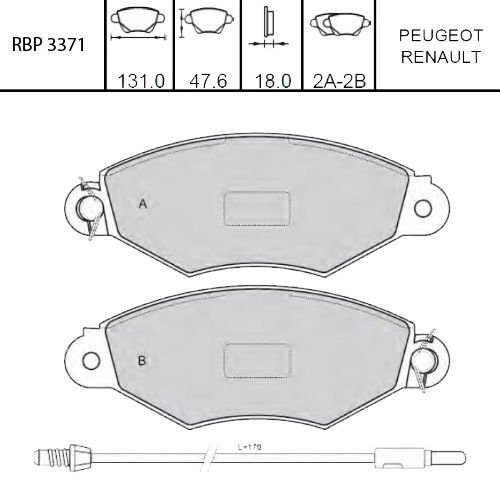ON FREN BALATA - KANGOO 05- / 306 93-00 / XSARA 97-05
