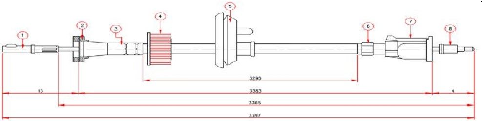 KILOMETRE TELI- H100 94-08