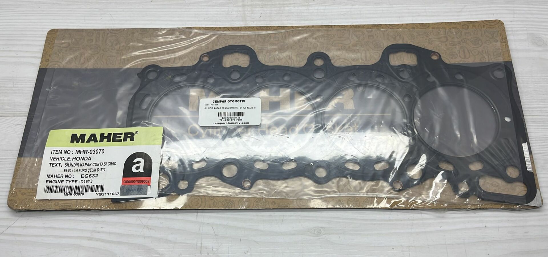 Silindir Kapak Conta Civic 96-01 1,4 Kalin Tip