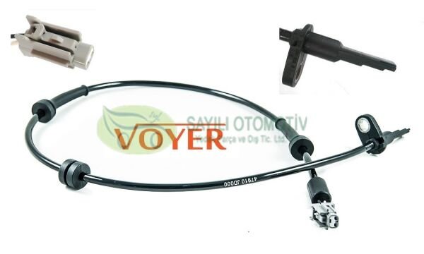 SENSOR ABS QASHQAI 07-13 ON SAG/SOL