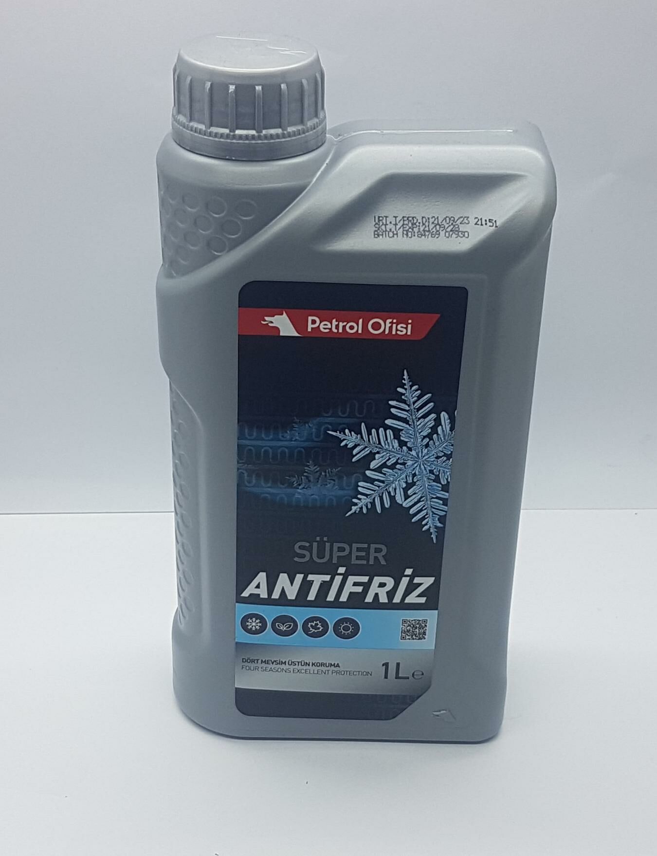 Antifiriz Mavi 1Lt P.Ofisi
