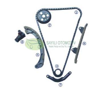 ZINCIR SETI TERIOS 00- 1.3 / SIRION 1.3 K3-VE (7 PARCA)