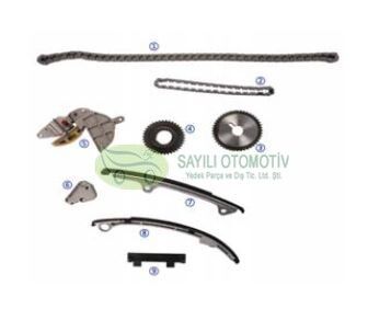 ZINCIR SETI XTRAIL 02- 2.0 QR20 (9 PARCA)