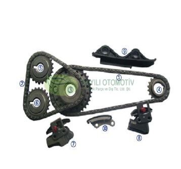 ZINCIR SETI MICRA 92- 1.0 1.3 (9 PARCA)