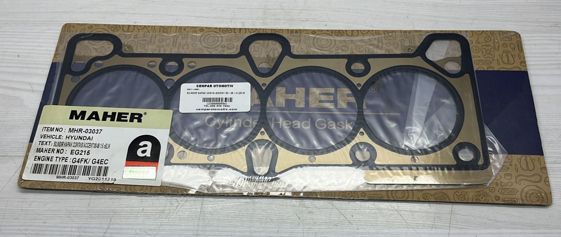 Silindir Kapak Conta Accent 00-06 1.5 Çelik