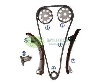 ZINCIR SETI COROLLA 99-01 (30MM GERGI) (7 PARCA)