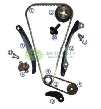 ZINCIR SETI QASHQAI 14- 1.2 BENZIN