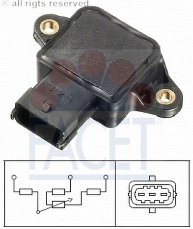 SENSOR GAZ KELEBEGI POZISYON- ACCENT 00>06 1.3-1.5  (FACET)